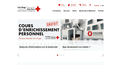 Desktop Screenshot of croix-rouge-fr.ch